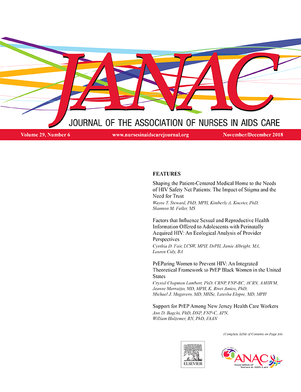 Go to journal home page - Journal of the Association of Nurses in AIDS Care